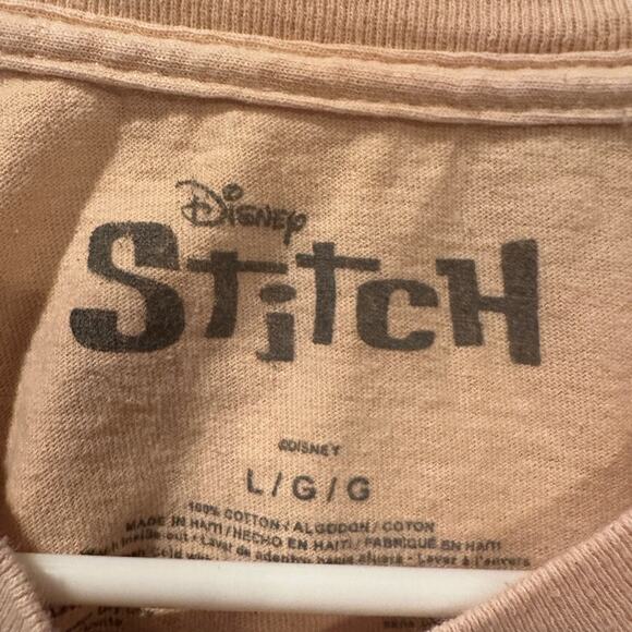 Disney Lilo and Stitch Nani Jamba Pleakly Surfing Hawaii Cropped tee sz L - Picture 3 of 4